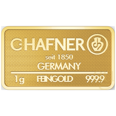 C.Hafner sztabka 1g